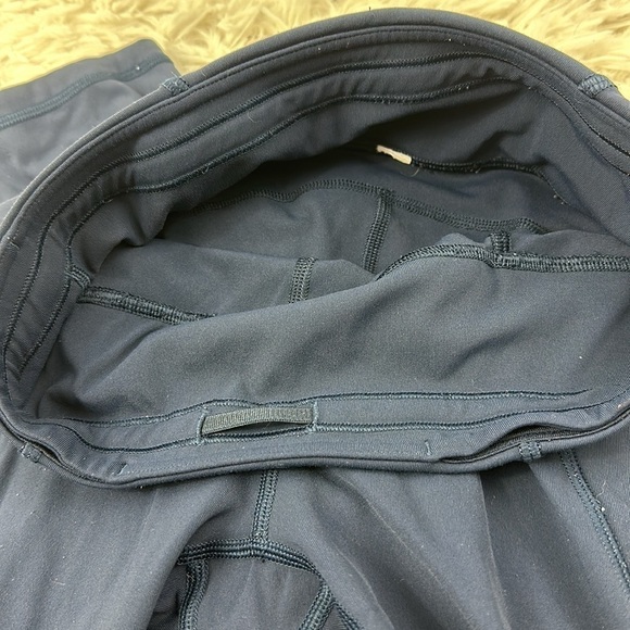 Lululemon Time To Sweat Crop *23" True Navy - Picture 3 of 6